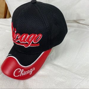 USA Headwear Red & Black Chicago Ball Cap